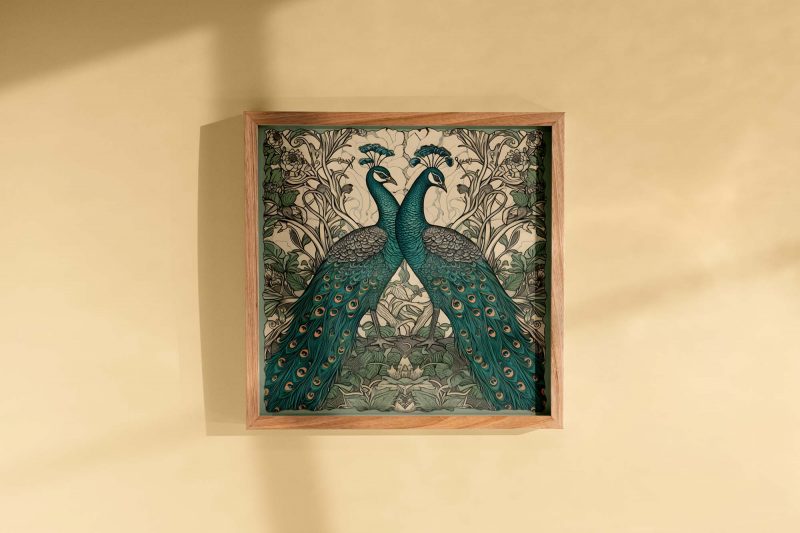 Vintage Peacock Art Decor - William Morris - Image 3