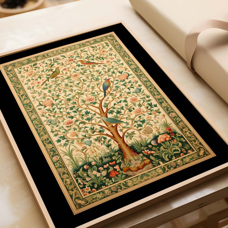 Tree Of Life with Songbirds Poster | William Morris - Image 3