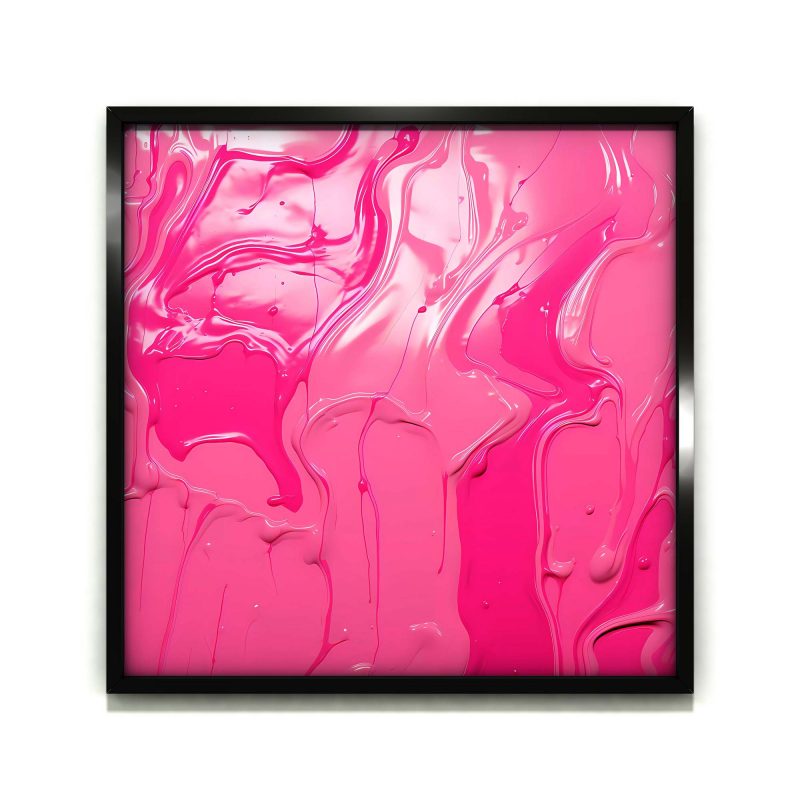 Pink Barbie - Paint Spill | Poster in Pink - Image 2