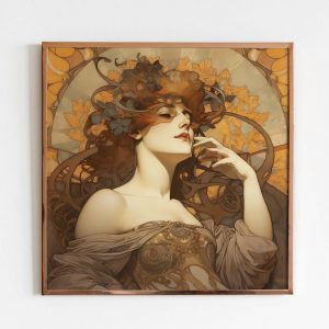Jugendstil Poster - Beauty - Alphonse Mucha
