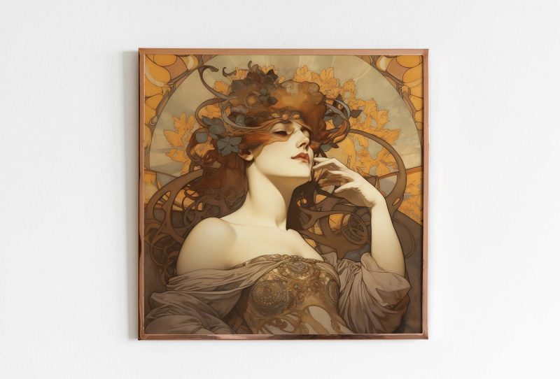 Jugendstil Poster - Beauty - Alphonse Mucha