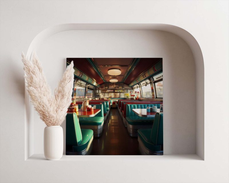 60s and 70s American Diner Wagon | Photography Poster - Image 3