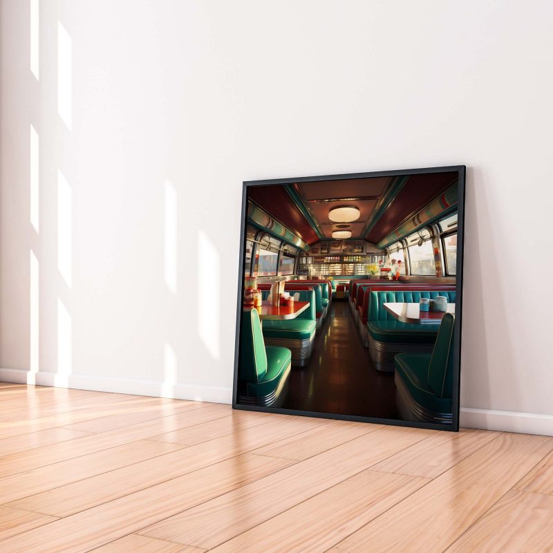 60s and 70s American Diner Wagon | Photography Poster - Image 5