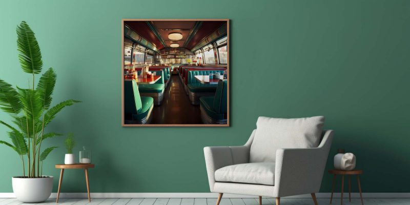 60s and 70s American Diner Wagon | Photography Poster - Image 7