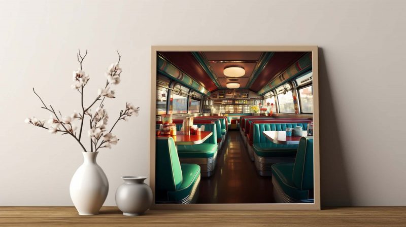 60s and 70s American Diner Wagon | Photography Poster - Image 8