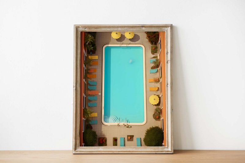 Palm Springs - California - Retro Pool - Image 3