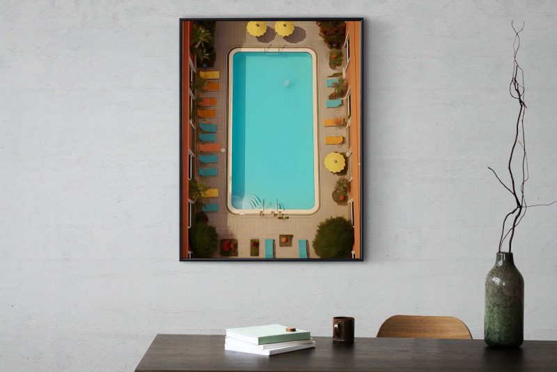 Palm Springs - California - Retro Pool - Image 6