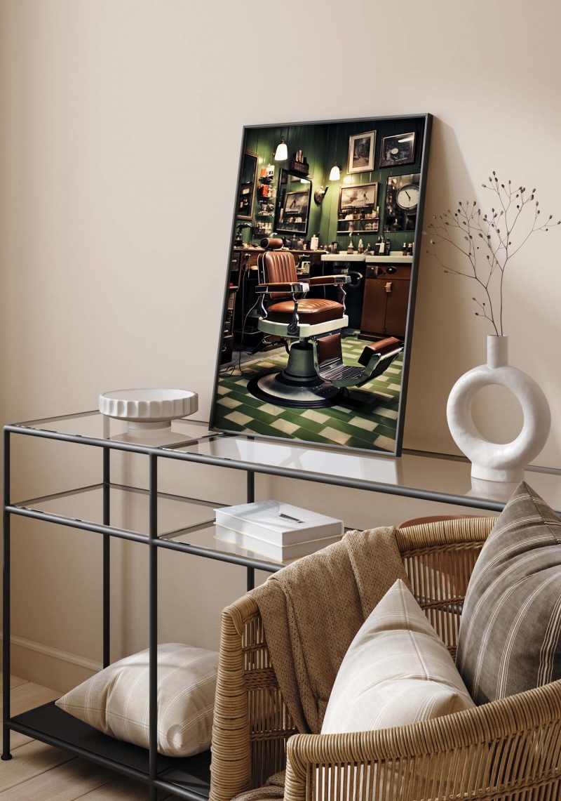 60s retro style barber shop | vintage photography print | retro poster - Image 11