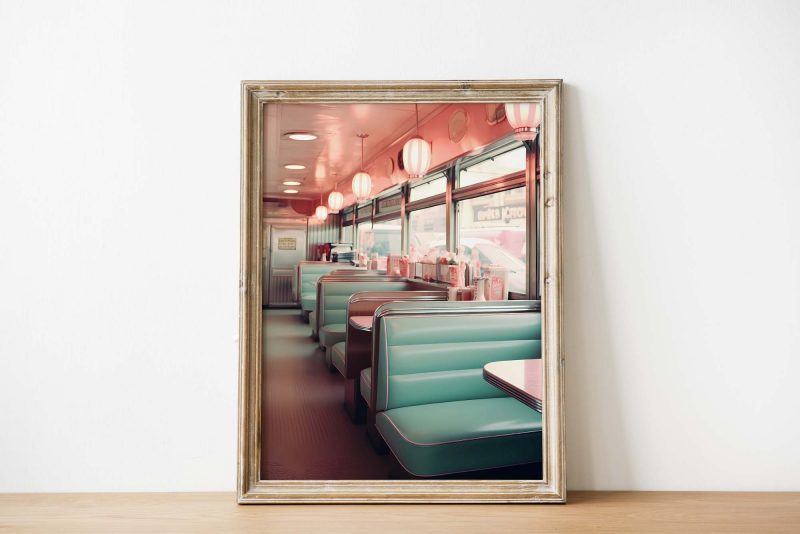 60s American Diner - Poster - Image 2