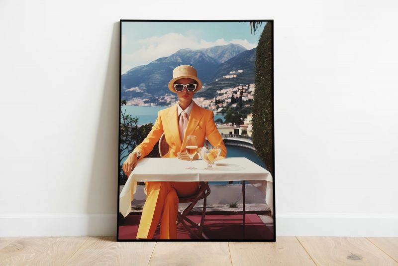 Lake Como - Retro Fashion Shot