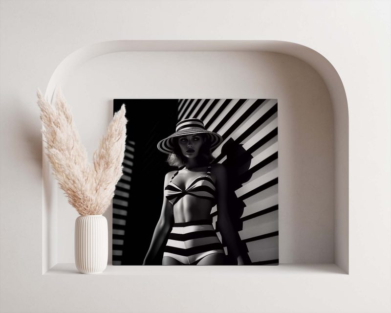 70s Stripe Bikini - Fotografie Poster - Image 2