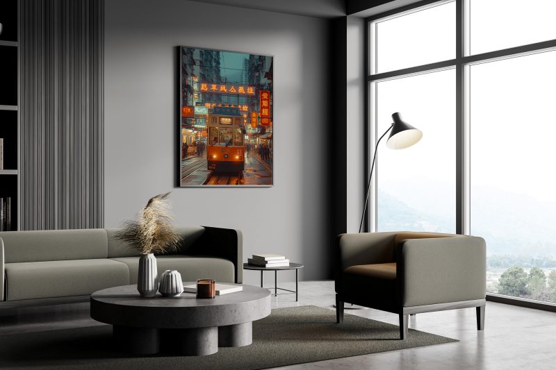 80s style Hong Kong Commercial Road | Asia City Print | Framed Poster | Canvas - Image 27