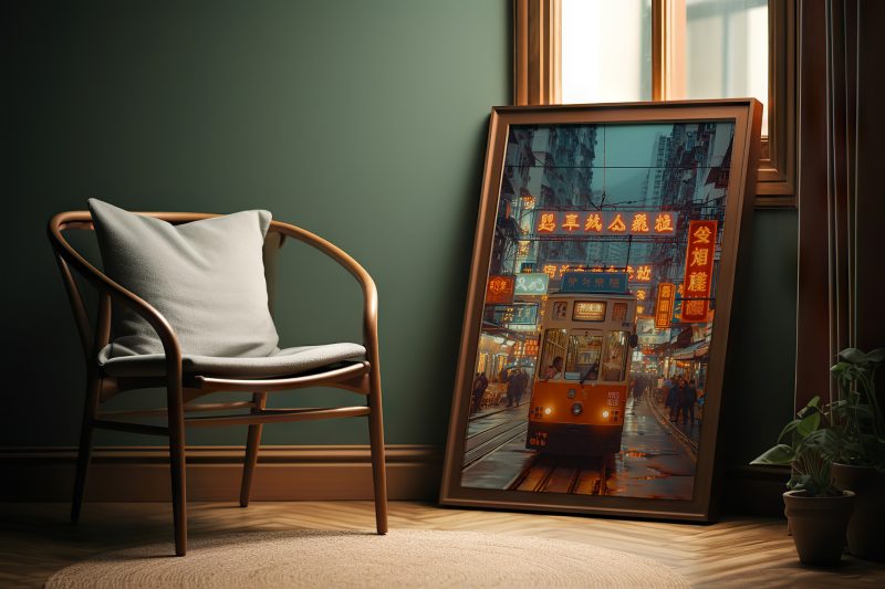 80s style Hong Kong Commercial Road | Asia City Print | Framed Poster | Canvas - Image 26