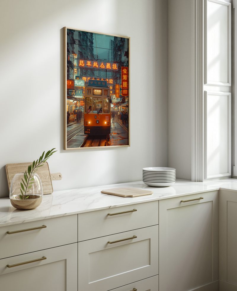 80s style Hong Kong Commercial Road | Asia City Print | Framed Poster | Canvas - Image 22
