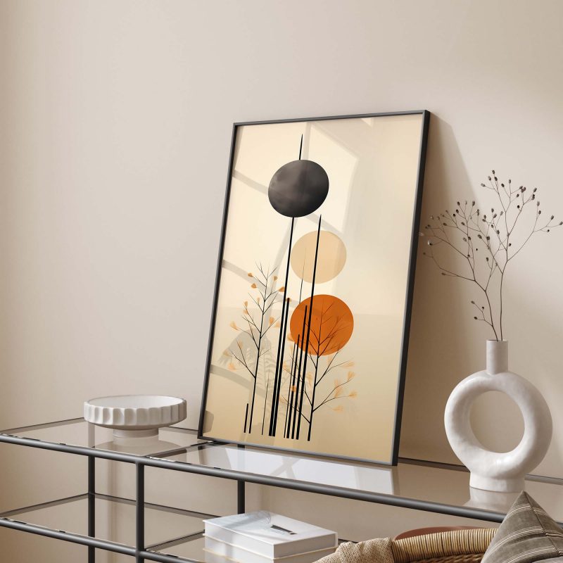 Abstract Boho Style Line Art Poster - Image 11