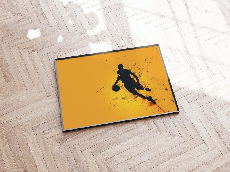 Basketball Player in Action, Basketball Poster - Image 8