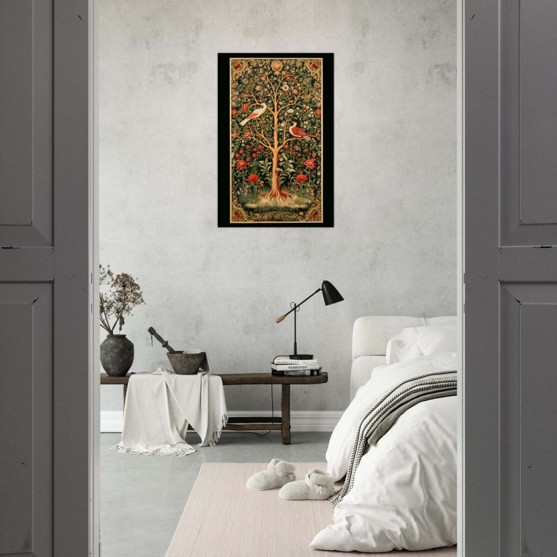 Tree of Life with Feasan and Dove Poster | William Morris - Image 5