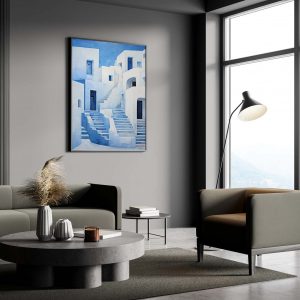 Blue and White | Greece Poster