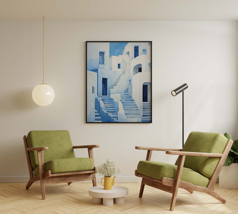 Blue and White | Greece Poster - Image 5