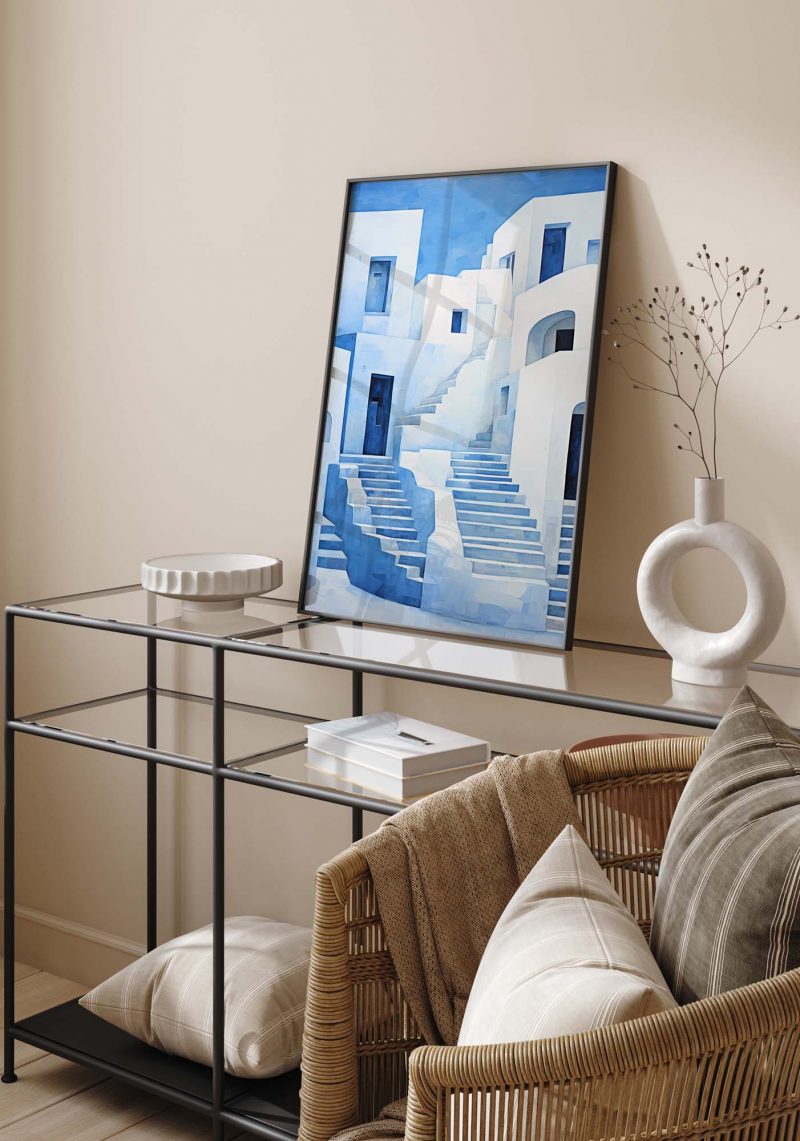 Blue and White | Greece Poster - Image 11
