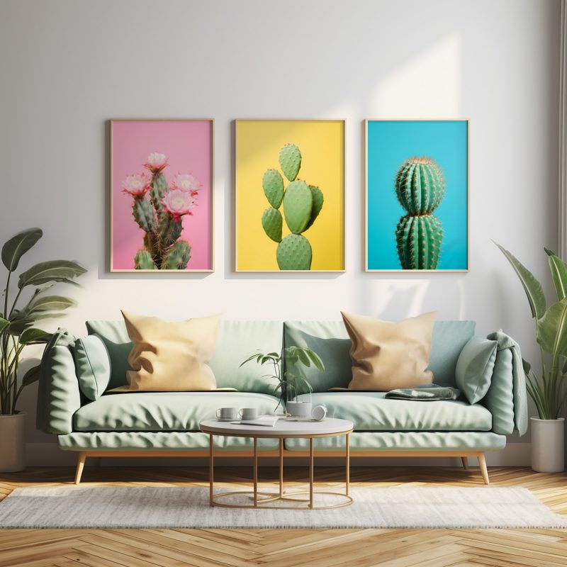 Cactus Poster Set of 3 - Image 4
