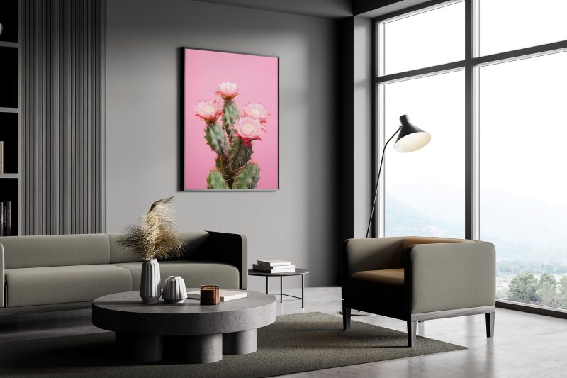 Cactus Pink | Large Format Poster | Pastel Colors | Cactus Photography - Image 10
