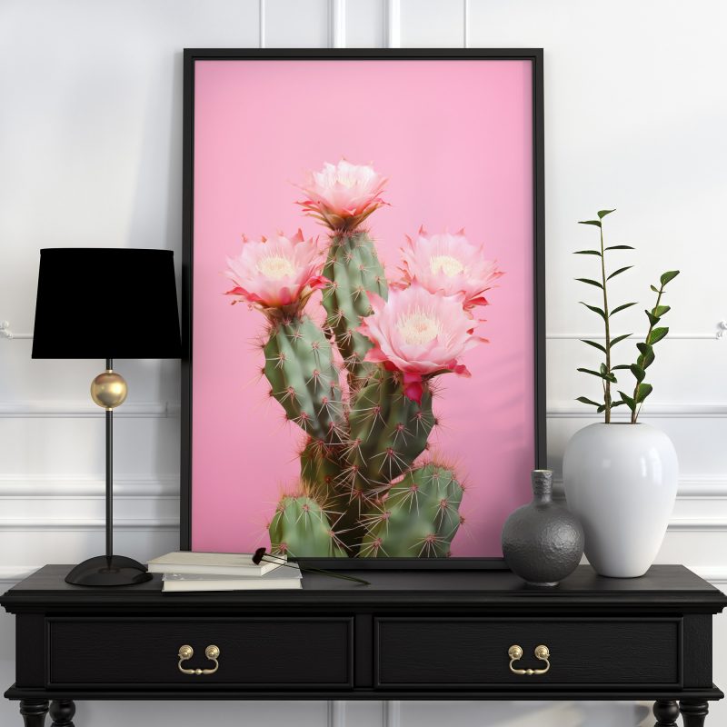 Cactus Pink | Large Format Poster | Pastel Colors | Cactus Photography - Image 7
