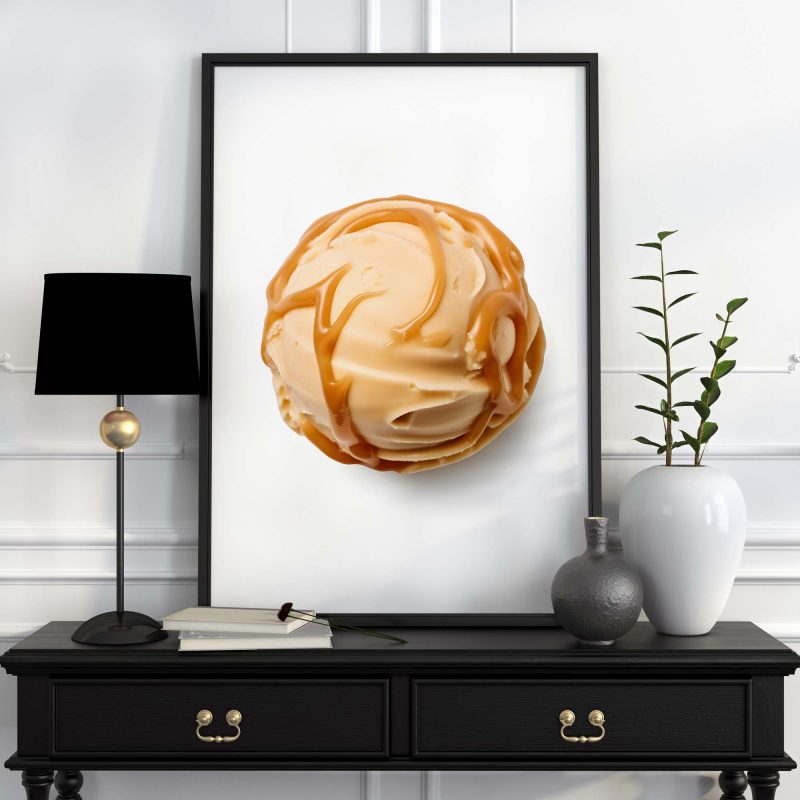 Caramel Ice Cream Poster - Image 2