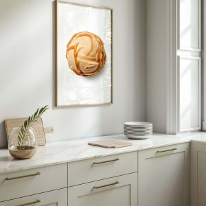 Caramel Ice Cream Poster