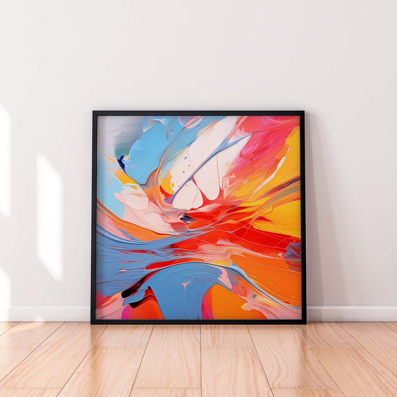 Carnival Colours - Colorful Modernist Style Poster