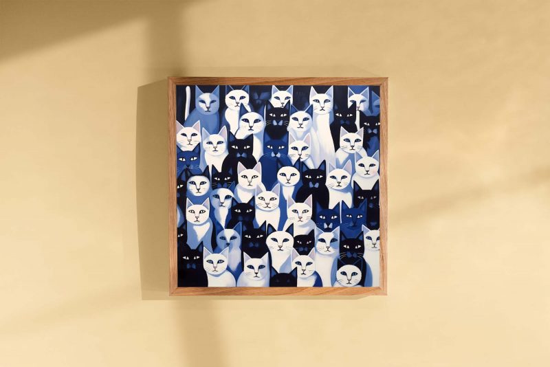 Cats - Katzen | Henri Matisse Style Painting Poster - Image 3