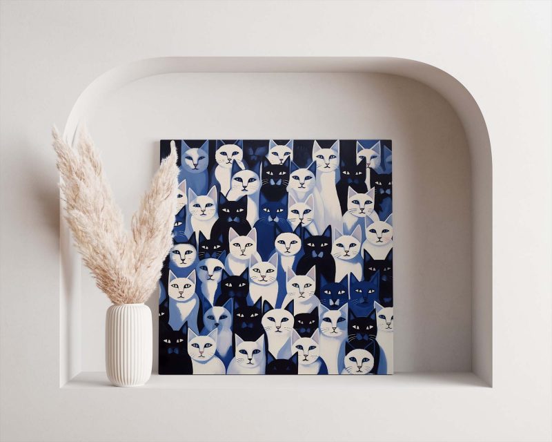 Cats - Katzen | Henri Matisse Style Painting Poster - Image 2
