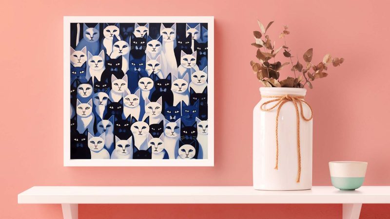 Cats - Katzen | Henri Matisse Style Painting Poster - Image 5