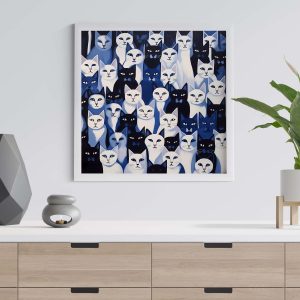 Cats - Katzen | Henri Matisse Style Painting Poster
