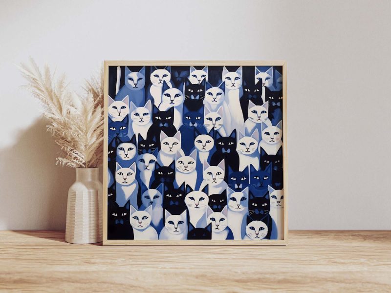 Cats - Katzen | Henri Matisse Style Painting Poster - Image 9