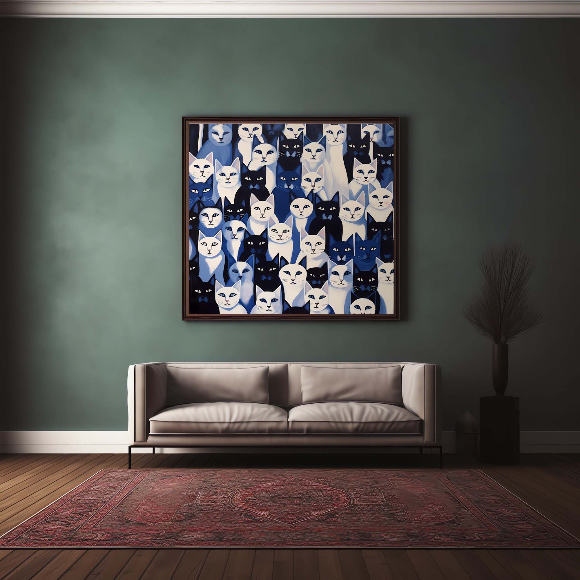 Cats - Katzen | Henri Matisse Style Painting Poster - Image 11