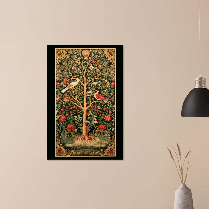 Tree of Life with Feasan and Dove Poster | William Morris - Image 8