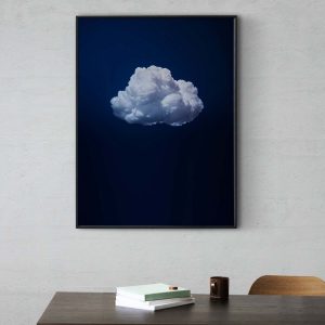 Cloud Wall Art - Indigo Night Sky
