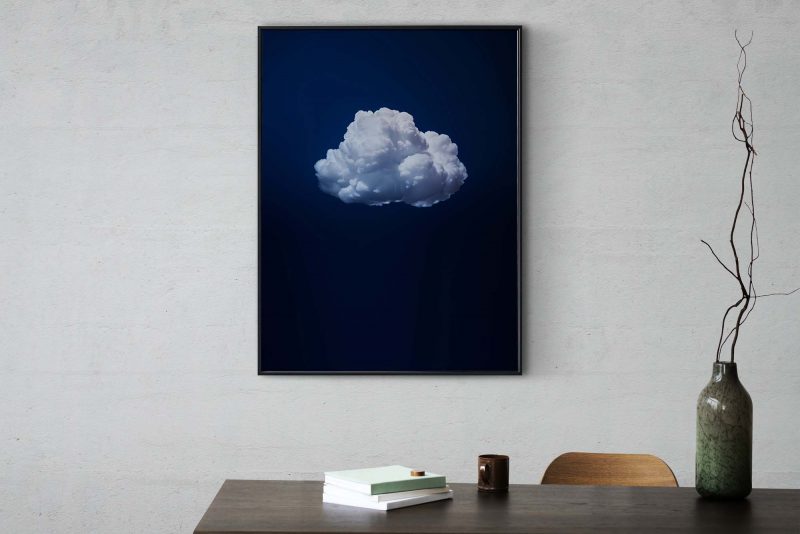 Cloud Wall Art - Indigo Night Sky