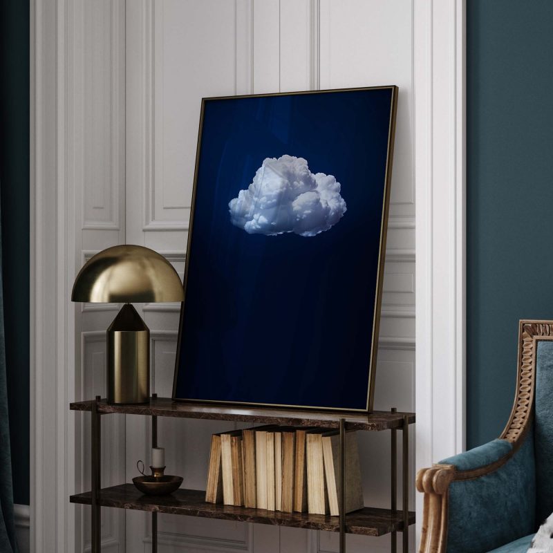Cloud Wall Art - Indigo Night Sky - Image 9