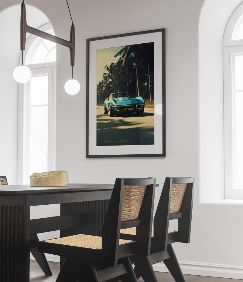 Corvette Highway Poster | Car Photography - Image 3