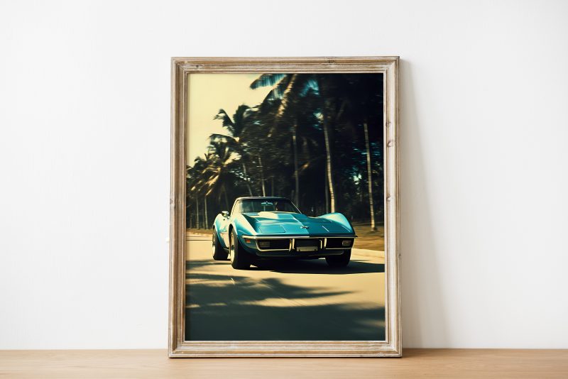 Corvette Highway Poster | Car Photography - Image 2