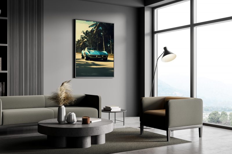 Corvette Highway Poster | Car Photography - Image 4