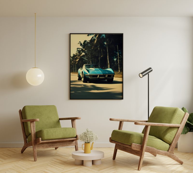 Corvette Highway Poster | Car Photography - Image 5