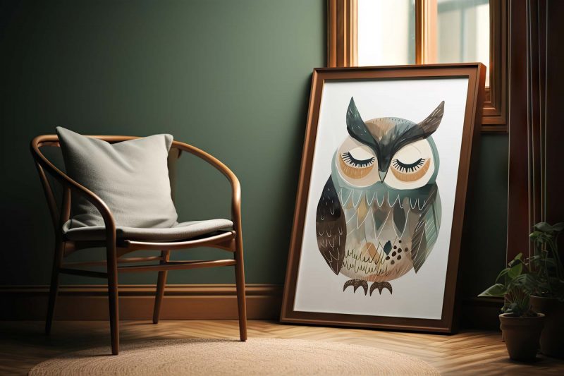 Charming Owl | Boho Decor Poster - Image 7