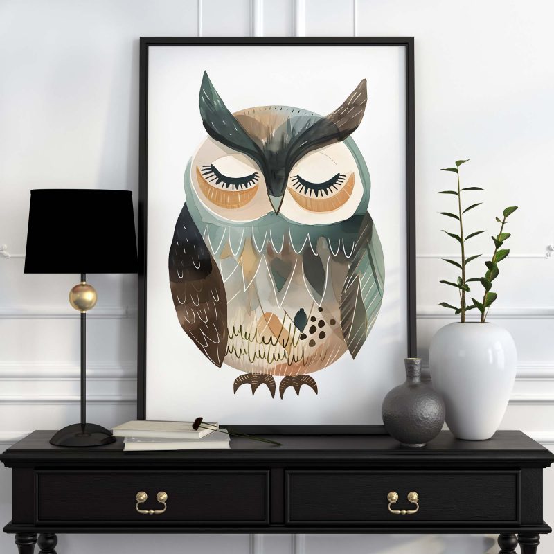 Charming Owl | Boho Decor Poster - Image 4