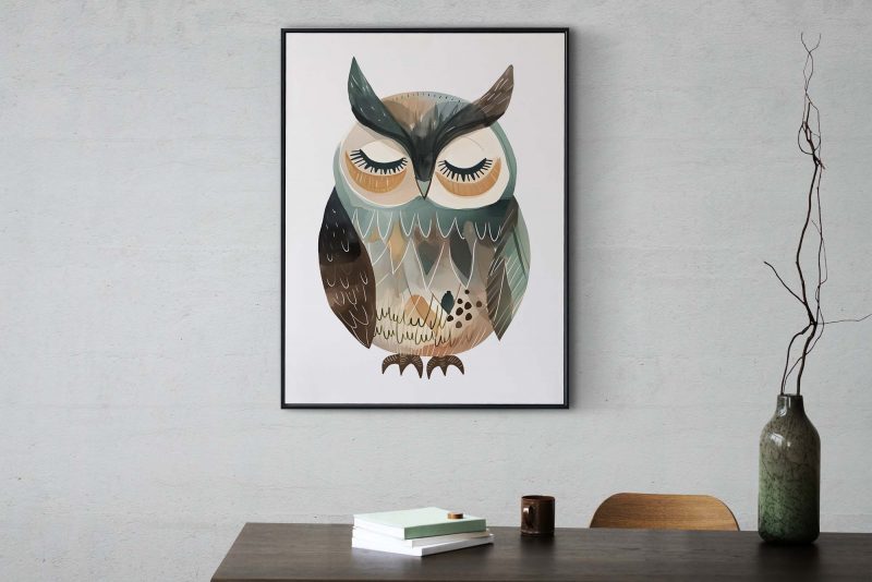 Charming Owl | Boho Decor Poster