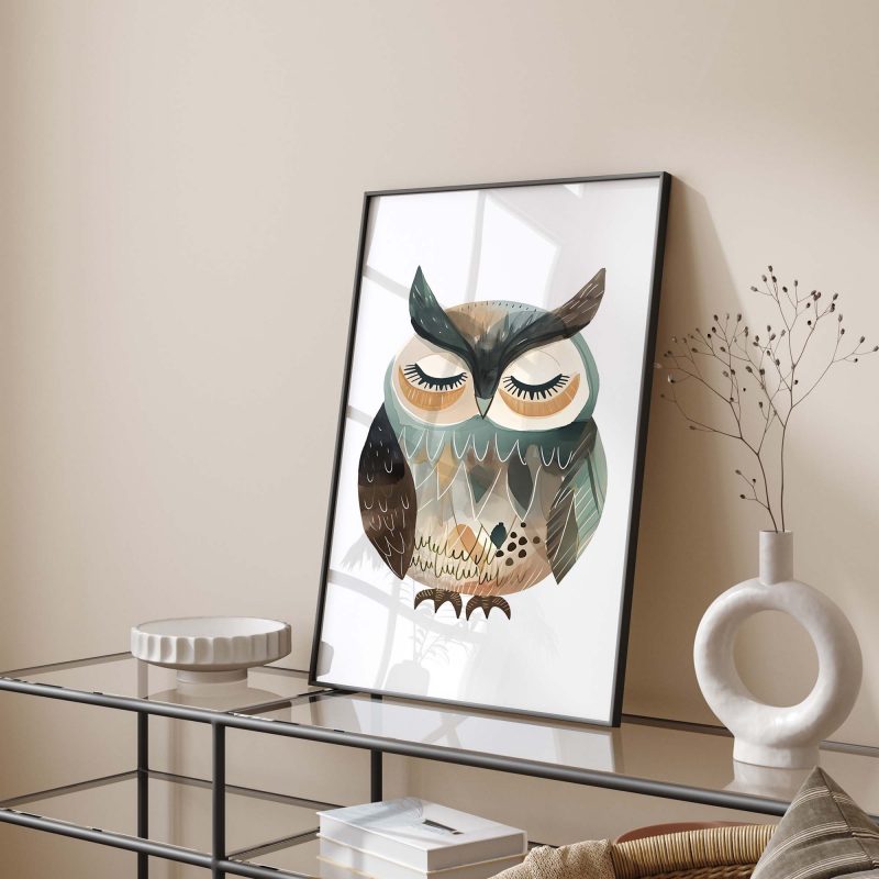 Charming Owl | Boho Decor Poster - Image 11