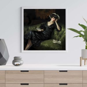 Decadent Young Woman #4 - Painting Vintage Poster Wall Décor