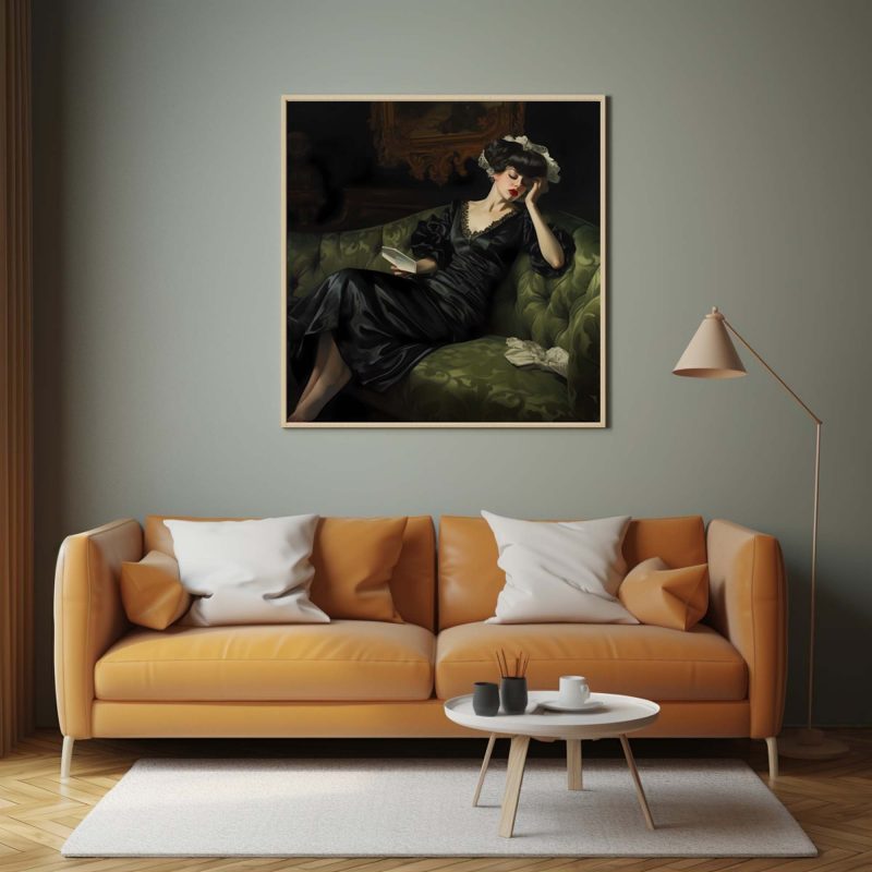 Decadent Young Woman #4 - Painting Vintage Poster Wall Décor - Image 10